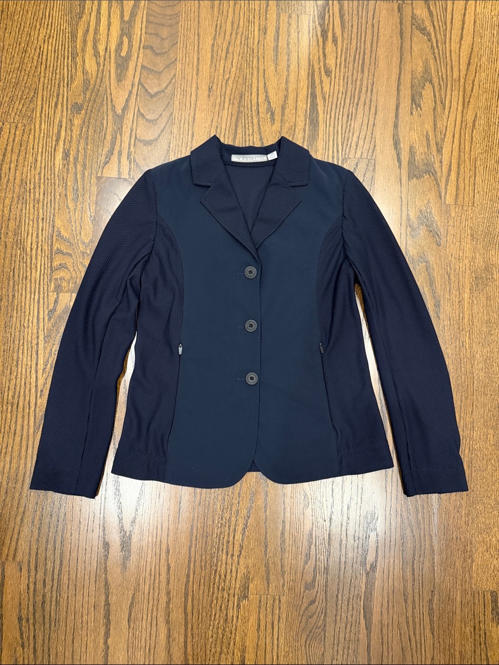 R.J. Classics Youth Harmony Jr 2.0 Mesh Show Coat, Updated Fit, Navy, Size 14R